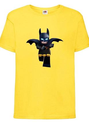 Футболка лего нинзяго лего муви лего бэтмен (lego-012) желтая 104-116-128-140-152-164 размер