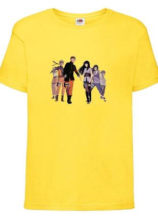 Футболка наруто (naruto - 0021) желтая 104-116-128-140-152-164 размер