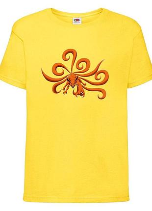 Футболка наруто (naruto - 0026) желтая 104-116-128-140-152-164 размер