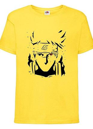 Футболка наруто (naruto - 0032) желтая 104-116-128-140-152-164 размер