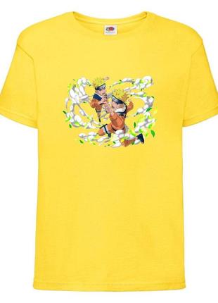 Футболка наруто (naruto - 0056) желтая 104-116-128-140-152-164 размер