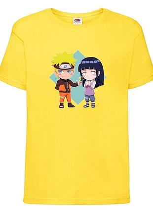 Футболка наруто (naruto - 061) желтая 104-116-128-140-152-164 размер