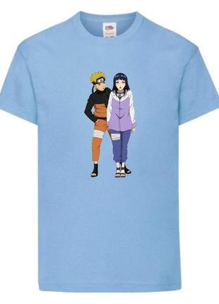 Футболка наруто (naruto - 0040) светло голубой104-116-128-140-152-164 размер