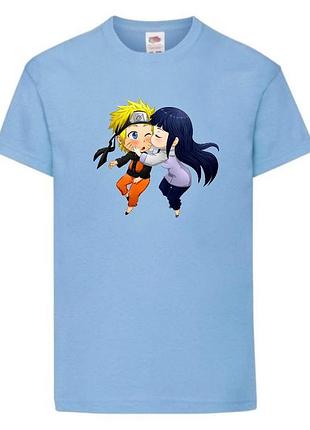 Футболка наруто (naruto - 0059) светло голубой104-116-128-140-152-164 размер