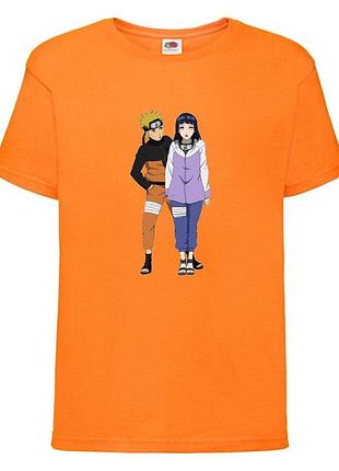 Футболка наруто (naruto - 0040) оранжевая 104-116-128-140-152-164 размер