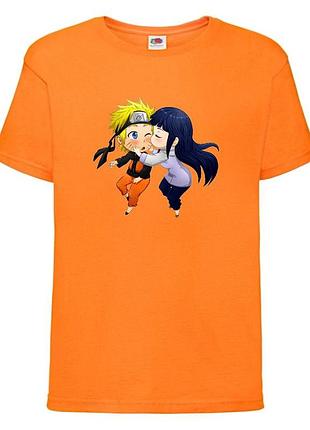 Футболка наруто (naruto - 0059) оранжевая 104-116-128-140-152-164 размер