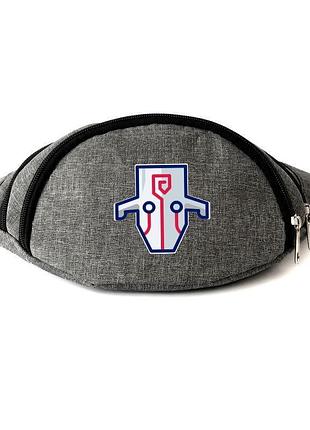Сумка бананка дота 2 004 dota 2 на пояс cappuccino dot 004 grey серый