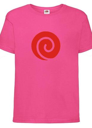 Футболка наруто (naruto - 0034) розовая 104-116-128-140-152-164 размер