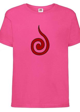 Футболка наруто (naruto - 0038) розовая 104-116-128-140-152-164 размер