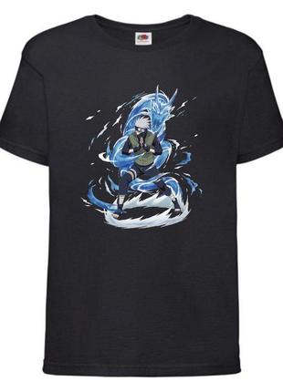 Футболка наруто (naruto - 0057) черная 104-116-128-140-152-164 размер