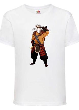 Футболка дота_2 (dota_2-003) белая 116-128-140-152-164 размер