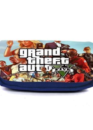 Школьный пенал gta органайзер универсальный (gta-006-blue) синий