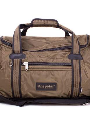 Дорожня сумка onepolar a808 коричнева