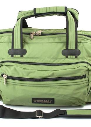Дорожная сумка onepolar b807 зеленая