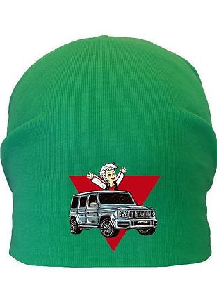 Шапка детская влад а4 бумага зеленая (а4-003) 50-52 см ,54-56 см