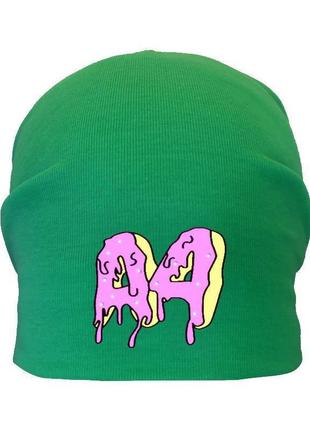 Шапка дитяча влад папір а4 зелена (а4-008) 50-52, 54-56 см