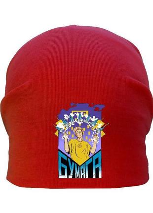 Шапка детская влад а4 бумага красная (а4-007) 50-52 см, 54-56 см