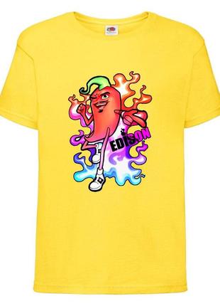 Футболка эдисон перец (ed-02) желтая 104-116-128-140-152-164