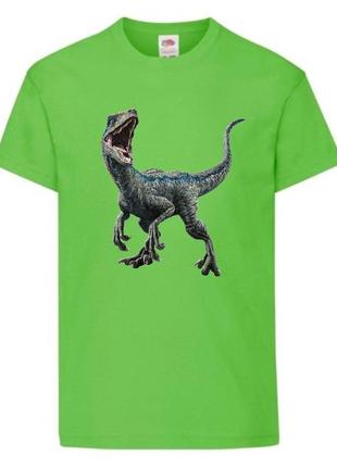 Футболка jurasic_park_003 салатовая 98-104-116-128-140-152-164