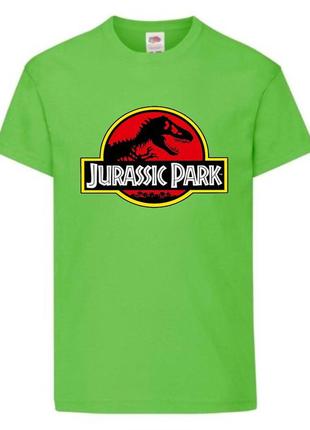 Футболка jurasic_park_006 салатовая 98-104-116-128-140-152-164