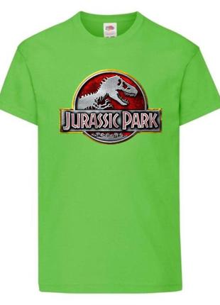 Футболка jurasic_park_007 салатовая 98-104-116-128-140-152-164