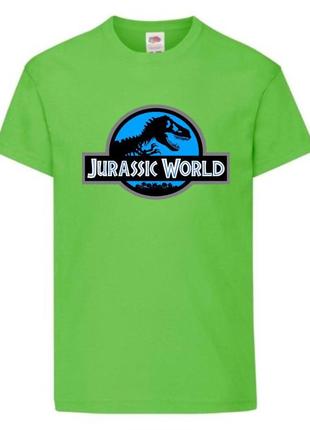 Футболка jurasic_park_009 салатовая 98-104-116-128-140-152-164