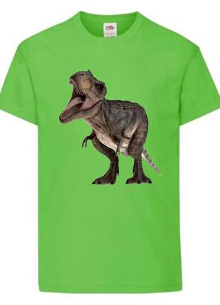 Футболка jurasic_park_0013 салатовая 98-104-116-128-140-152-164