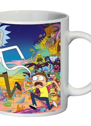 Кружка рик и морти (чашка-sc-rm-0022)