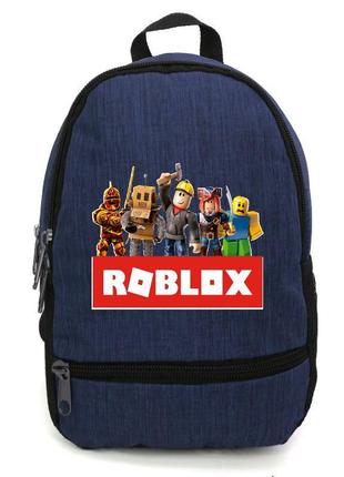 Рюкзак роблокс подростковый cappuccino toys roblox-001 синий1 фото