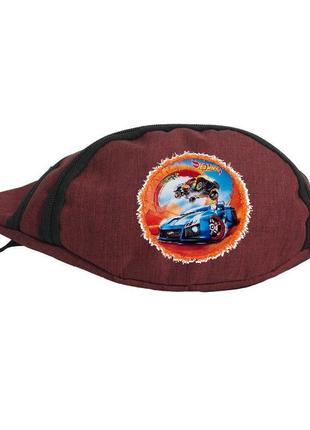 Сумка бананка на пояс хотвилс hot wheels (ob-hw-02) cappuccino toys бордовый