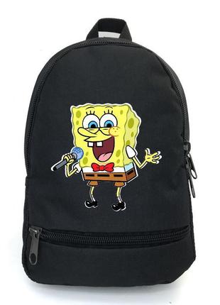 Рюкзак губка боб cappuccino toys спанч боб-008 чорний