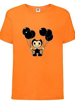 Футболка бенди и чернильная машина 008 оранжевая 98-104-116-128-140-152-164 размер