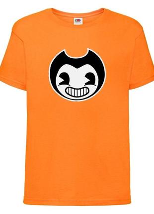 Футболка бенди и чернильная машина 0026 оранжевая 98-104-116-128-140-152-164 размер