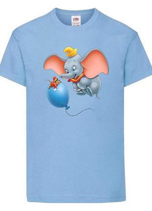 Футболка детская дамбо (dumbo) голубой (top dmb2bl)