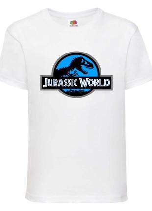 Футболка jurasic_park_009 біла 98-104-116-128-140-152-164
