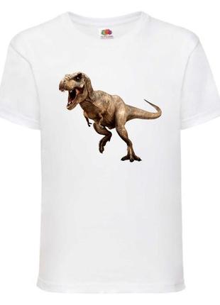 Футболка jurasic_park_0012 біла 98-104-116-128-140-152-164