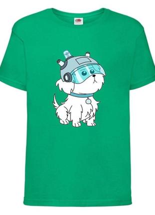 Футболка рик и морти 2 (rick and morty) зеленая