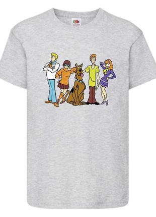 Футболка детская скуби-ду 1 (scooby-doo) серая