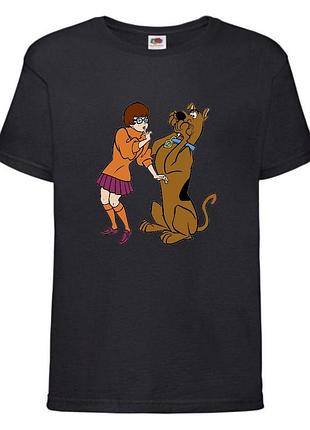 Футболка детская скуби-ду 4 (scooby-doo)  черная