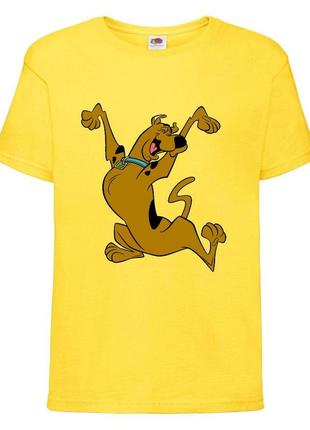 Футболка детская скуби-ду 9 (scooby-doo) желтая