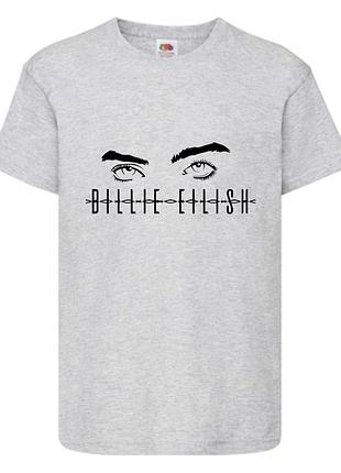 Футболка билли айлиш серая (billie eilish gr-5)