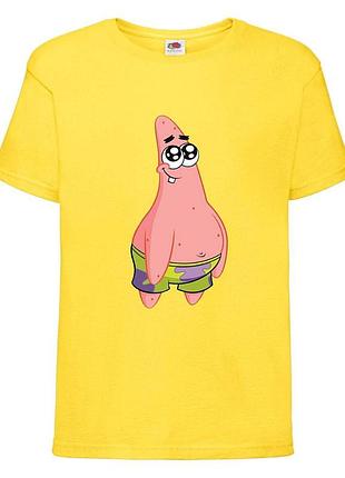 Футболка детская спанч боб 20 (sponge bob) желтая
