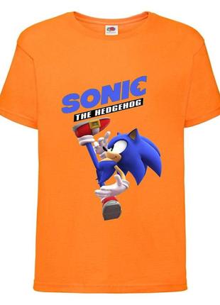 Футболка детская соник (sonic) оранжевая (snc  or-1)