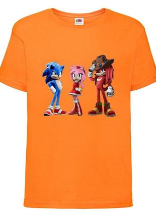Футболка детская соник (sonic) оранжевая (snc  or-6)
