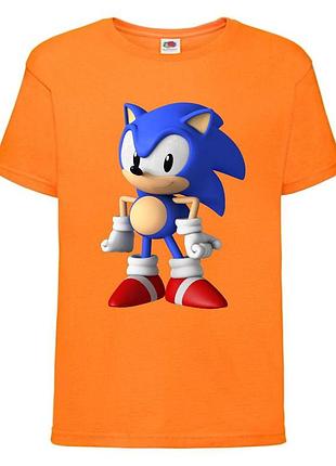 Футболка детская соник (sonic) оранжевая (snc  or-06)
