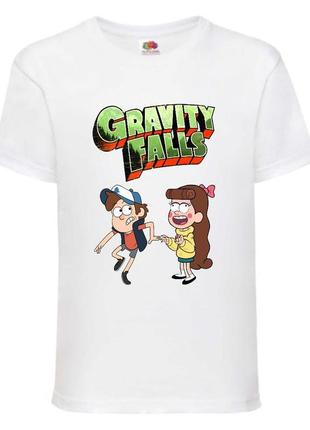 Футболка дитяча гравити фолз (gravity falls) біла (gf wh-06)