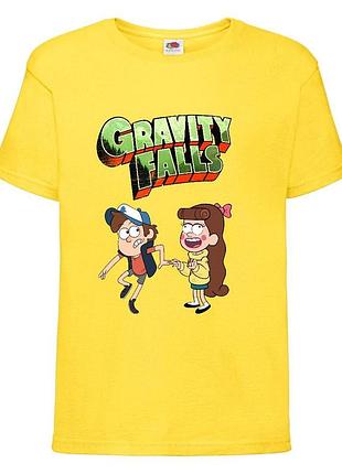 Футболка детская гравити фолз (gravity falls) желтая (gf  yl-06)