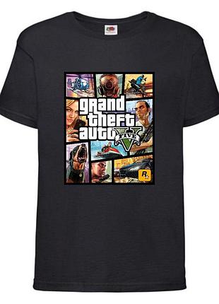 Футболка детская гта-002 (gta-002) серая 116-128-140-152-164