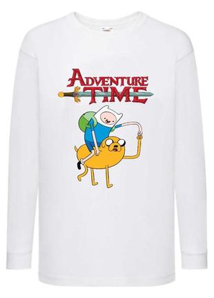 Лонгслив реглан время приключений 0010 (adt 0010) размер 98-104-116-128-140-152-164 белый