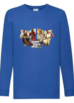 Лонгслив реглан gta 008 (gt-008) размер 104-116-128-140-152-164 синий